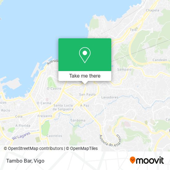 mapa Tambo Bar
