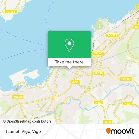 mapa Tzameti Vigo