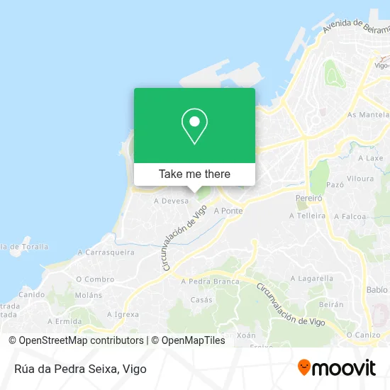 Rúa da Pedra Seixa map