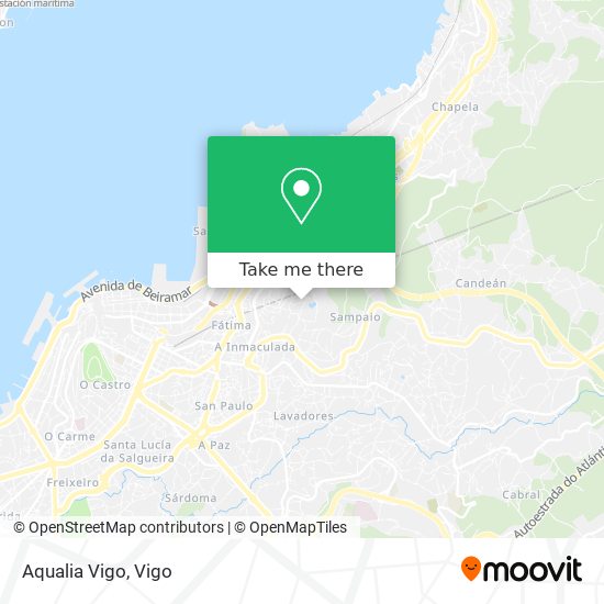 Aqualia Vigo map