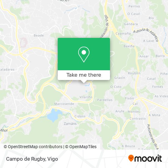 Campo de Rugby map