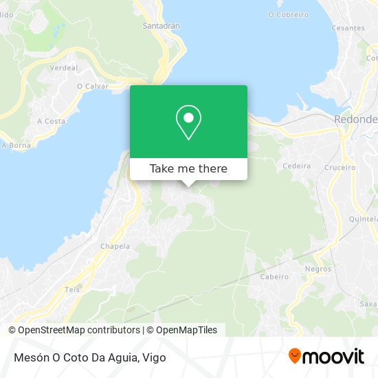 mapa Mesón O Coto Da Aguia