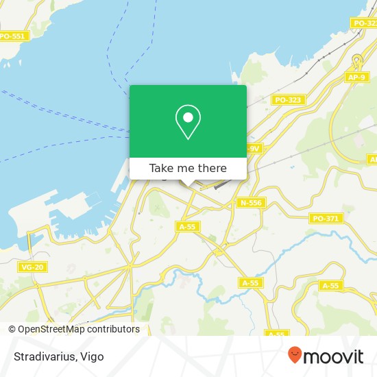 mapa Stradivarius