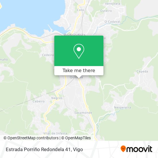 Estrada Porriño Redondela 41 map