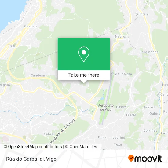 Rúa do Carballal map