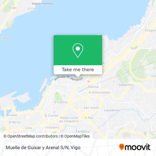 Muelle de Guixar y Arenal S/N map