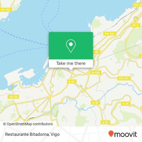 mapa Restaurante Bitadorna