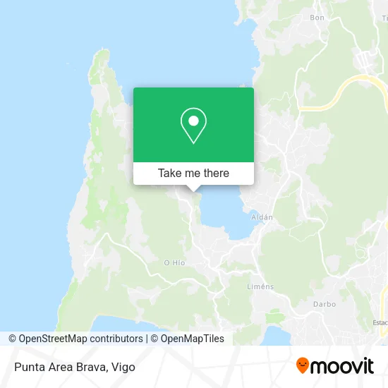 Punta Area Brava map
