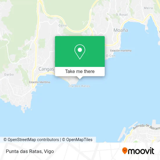 Punta das Ratas map