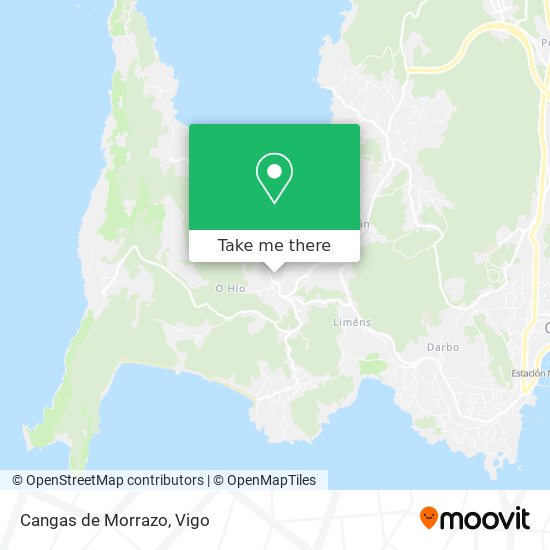 Cangas de Morrazo map