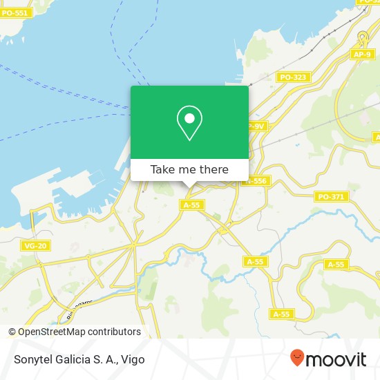 Sonytel Galicia S. A. map