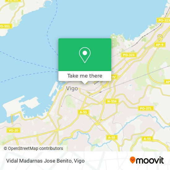 Vidal Madarnas Jose Benito map