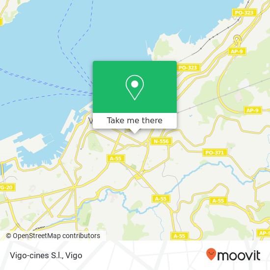 mapa Vigo-cines S.l.