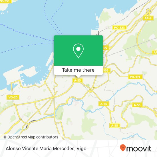 Alonso Vicente Maria Mercedes map