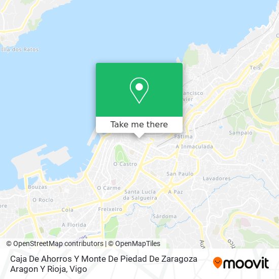 Caja De Ahorros Y Monte De Piedad De Zaragoza Aragon Y Rioja map