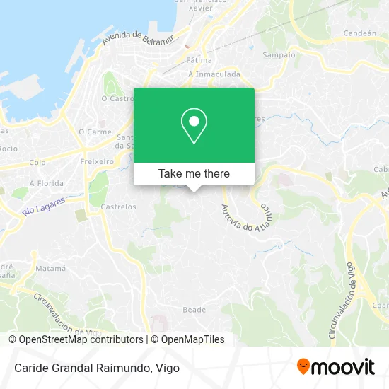 Caride Grandal Raimundo map