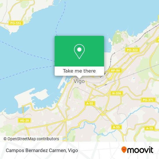 Campos Bernardez Carmen map