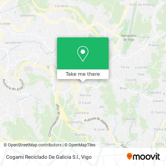 Cogami Reciclado De Galicia S.l. map