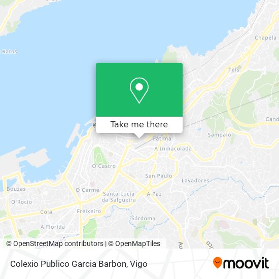 Colexio Publico Garcia Barbon map