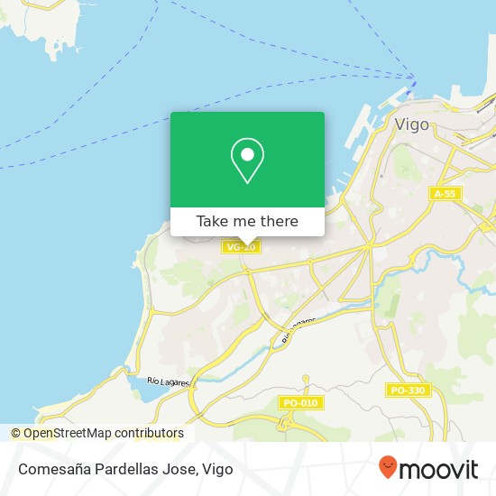 Comesaña Pardellas Jose map