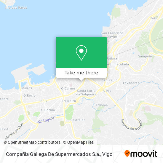 mapa Compañia Gallega De Supermercados S.a.