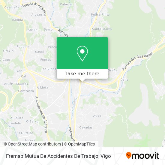 mapa Fremap Mutua De Accidentes De Trabajo