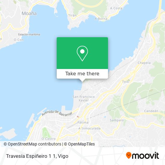 Travesía Espiñeiro 1 1 map