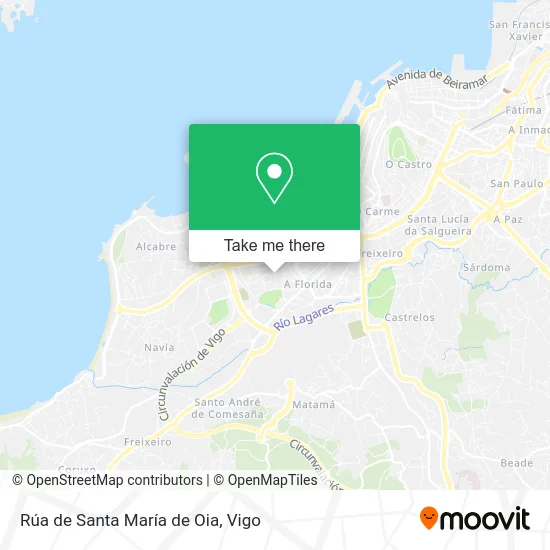 Rúa de Santa María de Oia map