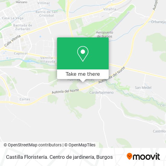 Castilla Floristería. Centro de jardinería map