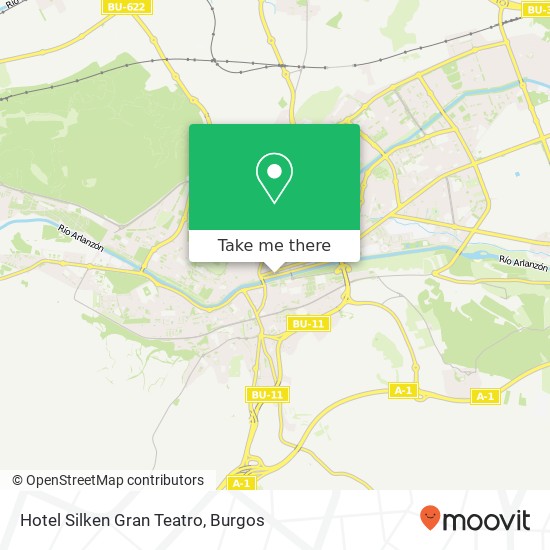 Hotel Silken Gran Teatro map