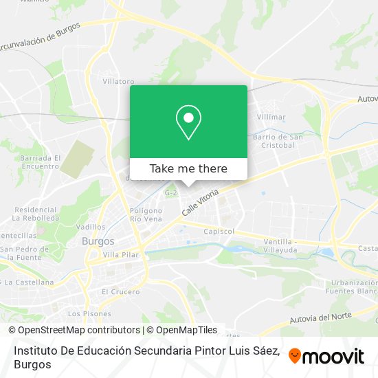 mapa Instituto De Educación Secundaria Pintor Luis Sáez