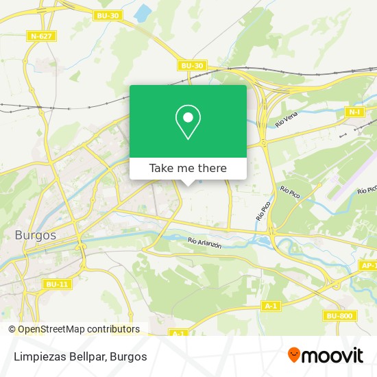 Limpiezas Bellpar map