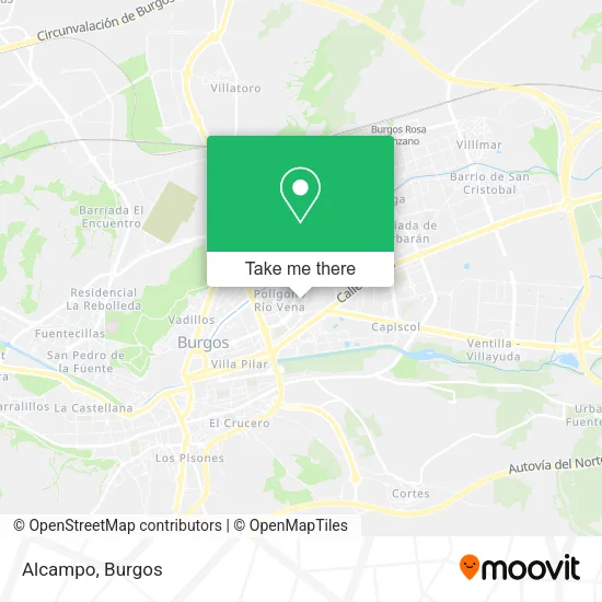 Alcampo map