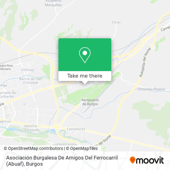 Asociación Burgalesa De Amigos Del Ferrocarril (Abuaf) map