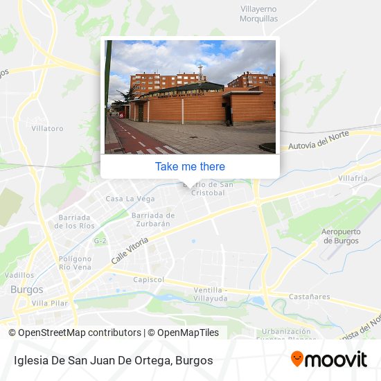 Iglesia De San Juan De Ortega map