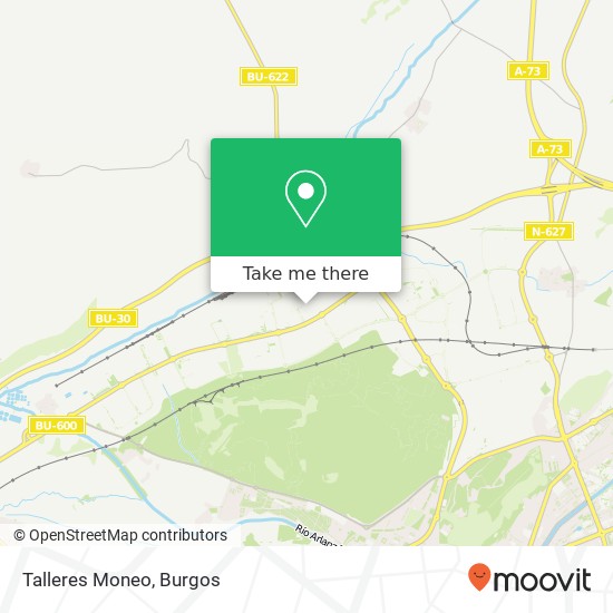 Talleres Moneo map