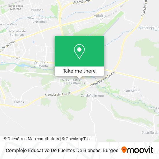 Complejo Educativo De Fuentes De Blancas map