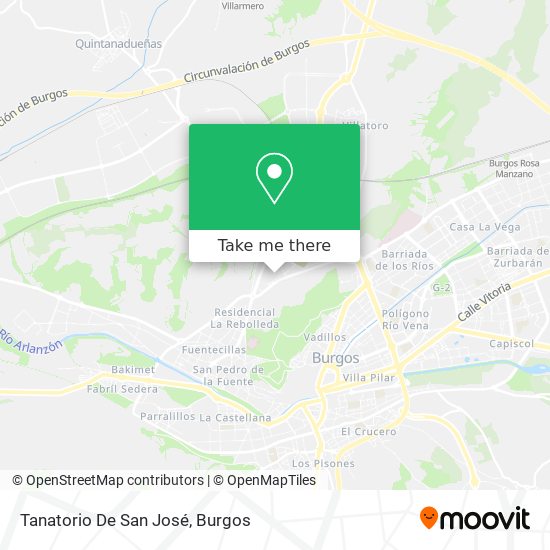 Tanatorio De San José map