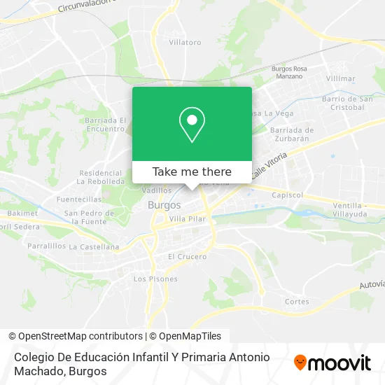 Colegio De Educación Infantil Y Primaria Antonio Machado map