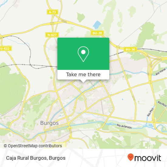 mapa Caja Rural Burgos