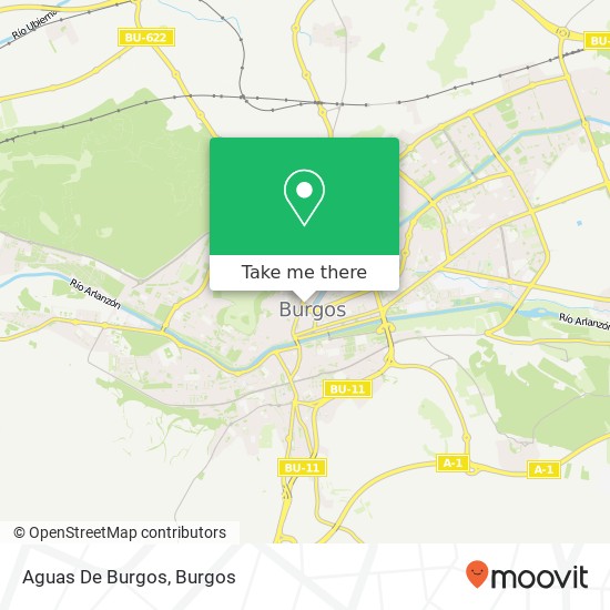 Aguas De Burgos map