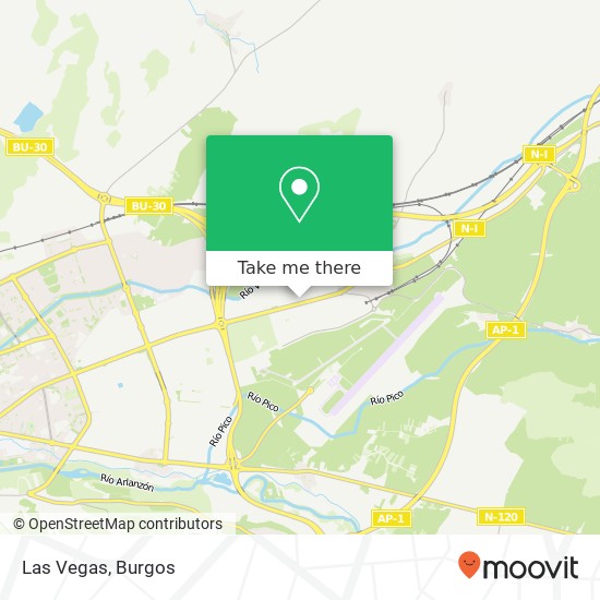 mapa Las Vegas