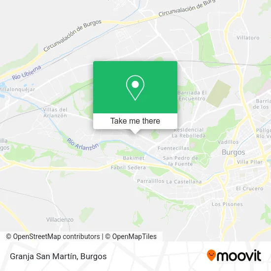 Granja San Martín map