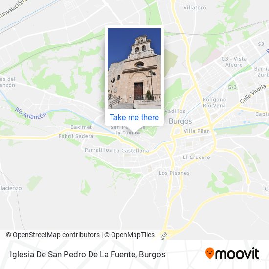 Iglesia De San Pedro De La Fuente map