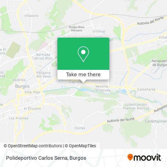 Polideportivo Carlos Serna map