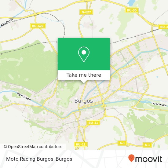 Moto Racing Burgos map