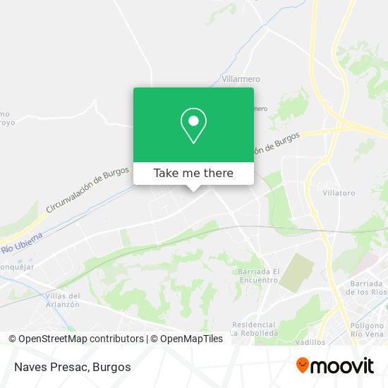 Naves Presac map