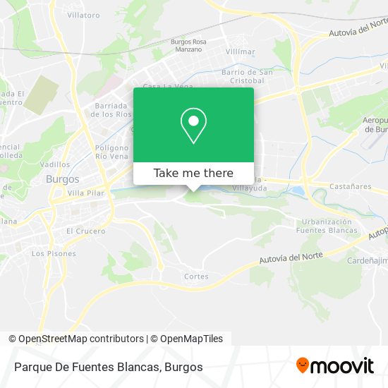 mapa Parque De Fuentes Blancas