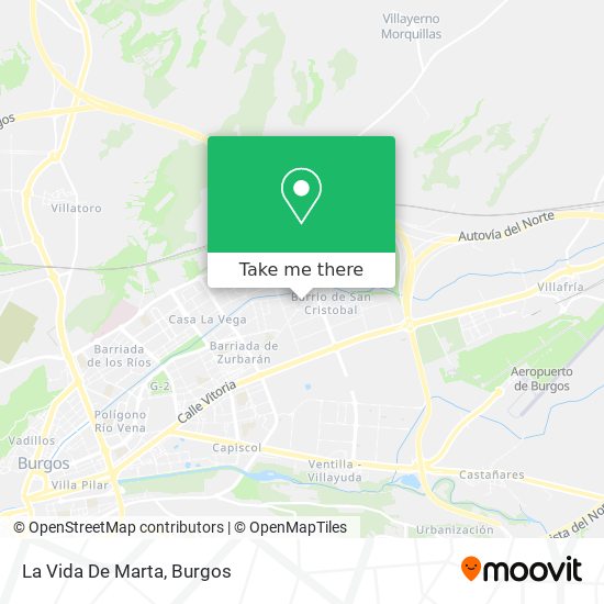 La Vida De Marta map