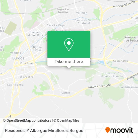 Residencia Y Albergue Miraflores map